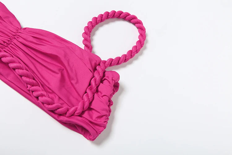 kliou Woven Sexy Women 2 Piece Set