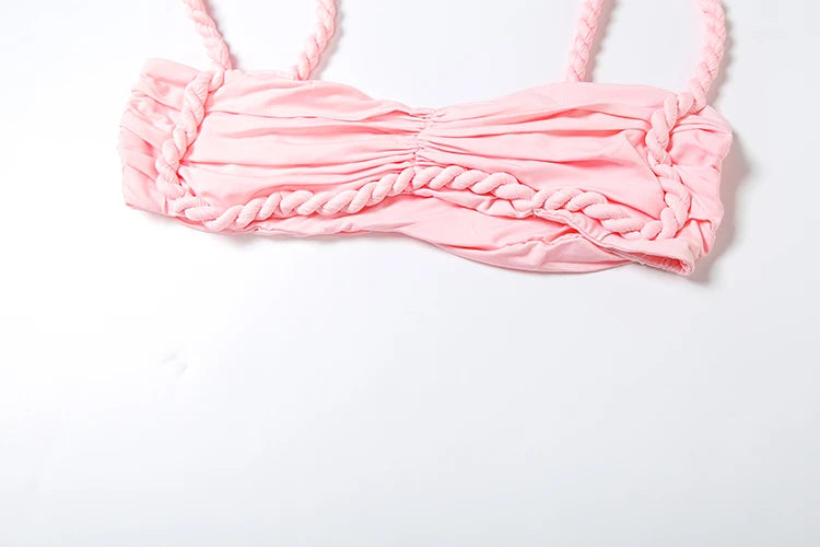 kliou Woven Sexy Women 2 Piece Set