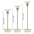 3Pcs/set Candle Holder Taper Candle Holders LED Tea Light Candlestick for Home Decor Christmas Wedding Dinning  Anniversary